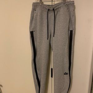Nike grey ankle zip sweatpants